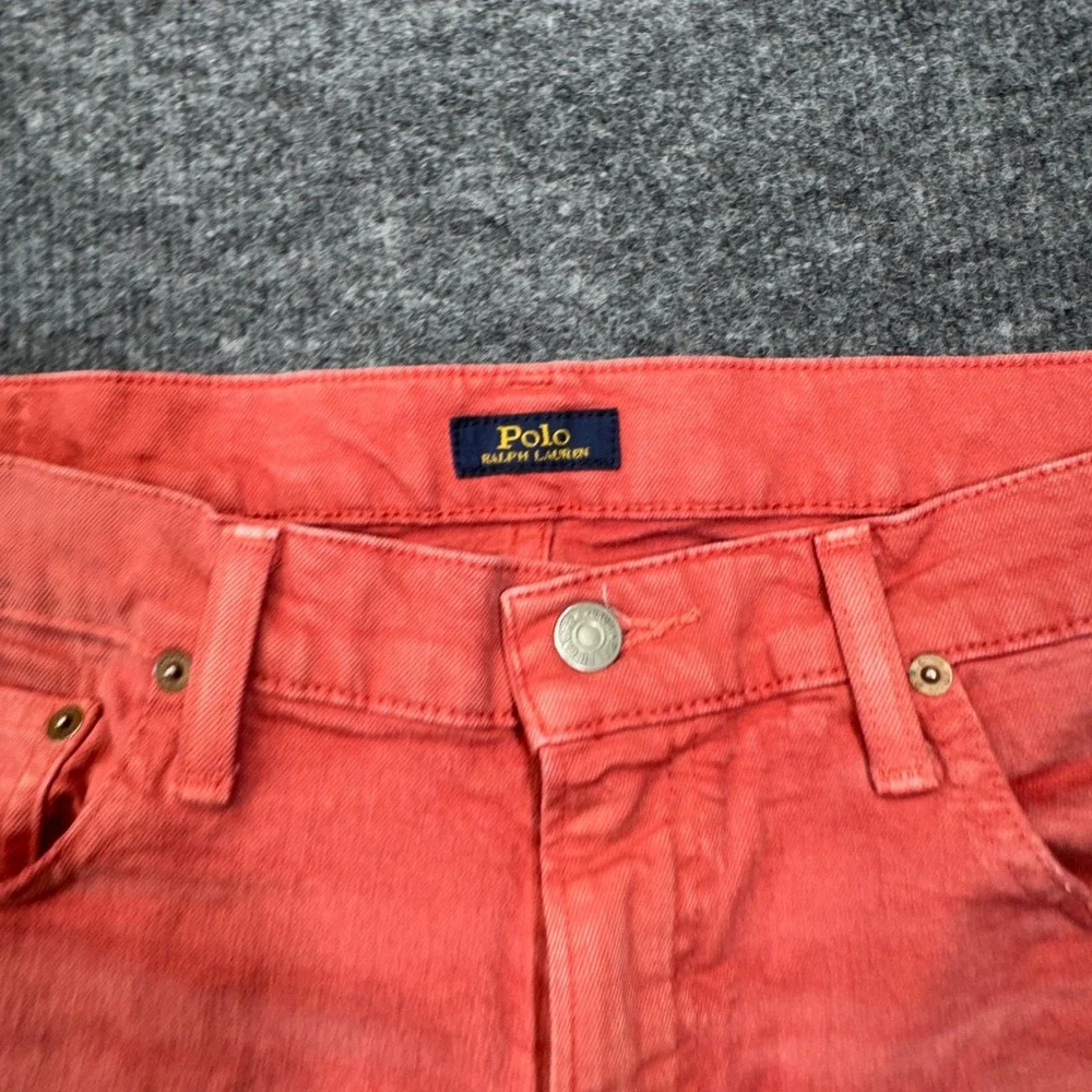 Polo Ralph Lauren Jeans Mens 36x30 Red Sullivan Slim Five Pocket Denim Nantucket